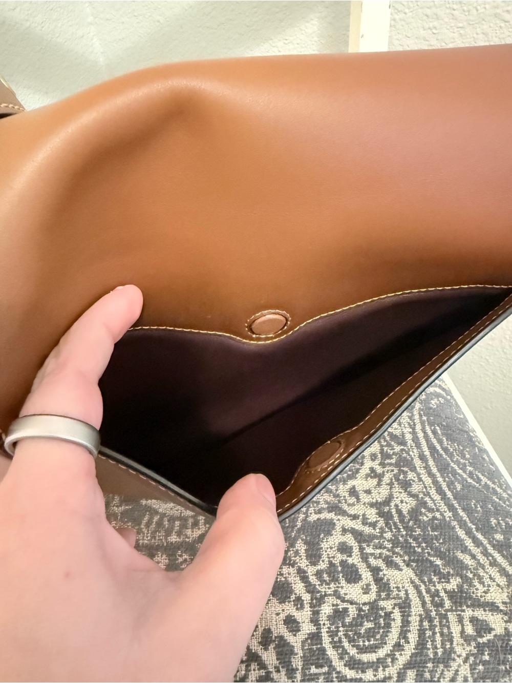 Coach 1941 Courier Leather Crossbody - Sienna - Picture 7 of 10
